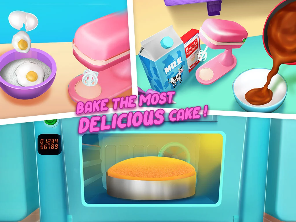 Cake Baking Games : Bakery 3D screenshot