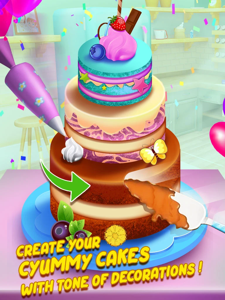 Cake Baking Games : Bakery 3D screenshot